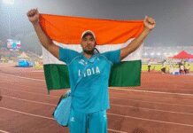 दक्षिण एशियाई चैंपियनशिप: बीएसएफ के रवि कुमार ने शॉटपुट में जीता रजत पदक