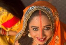 छठ महापर्व पर पारंपरिक लुक में दिखीं रानी चटर्जी, दी शुभकामनाएं