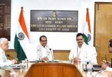 शिवराज सिंह से मिले भजनलाल शर्मा, कृषि और ग्रामीण विकास के विभिन्न विषयों पर हुई चर्चा